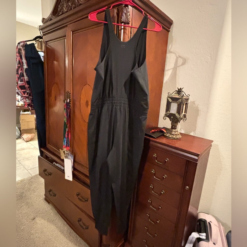 CALIA by Carrie Underwood Black Active One-Piece Romper